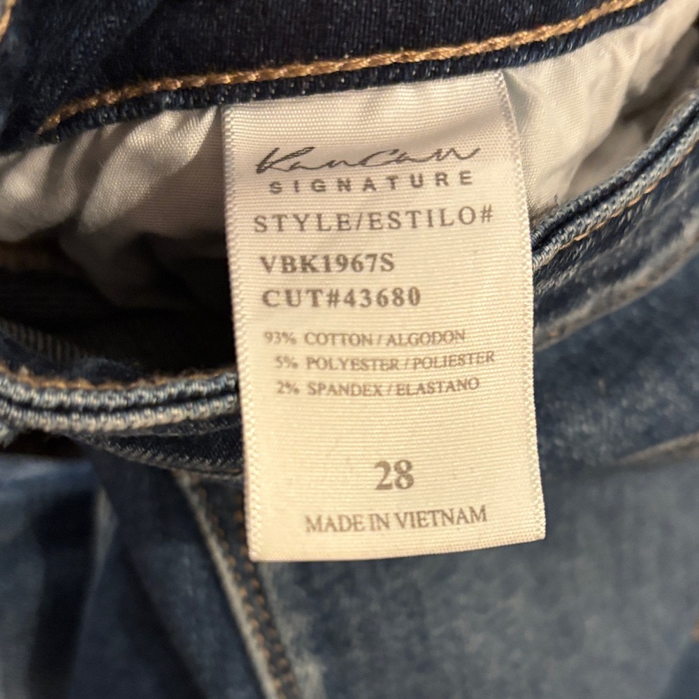 KanCan High Rise Button Fly Distressed Jeans - Picture 3 of 6